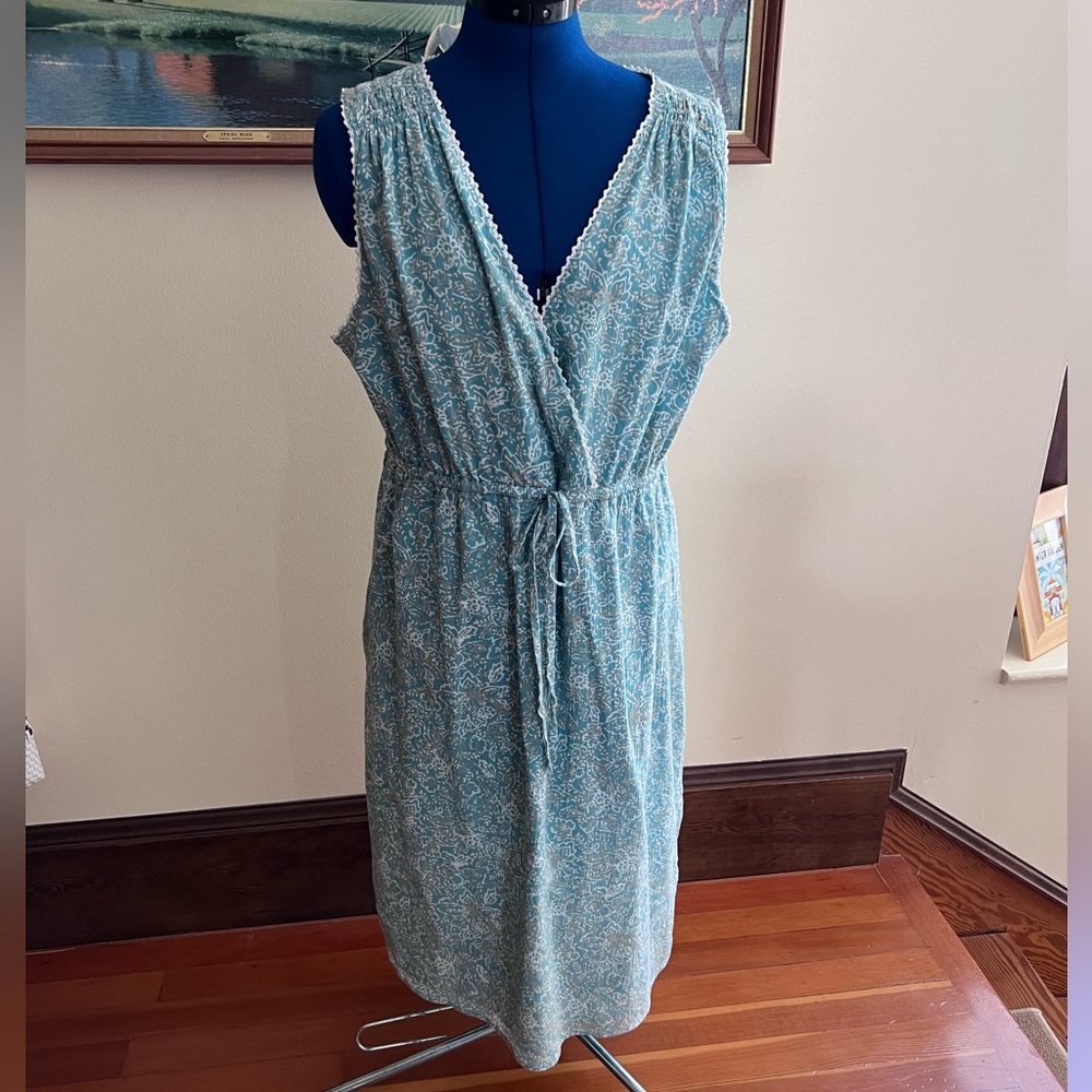 Eddie Bauer Small Print Floral Summer Dress